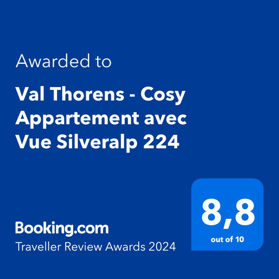 Val Thorens - Cosy Appartement Avec Vue Silveralp 224 エクステリア 写真